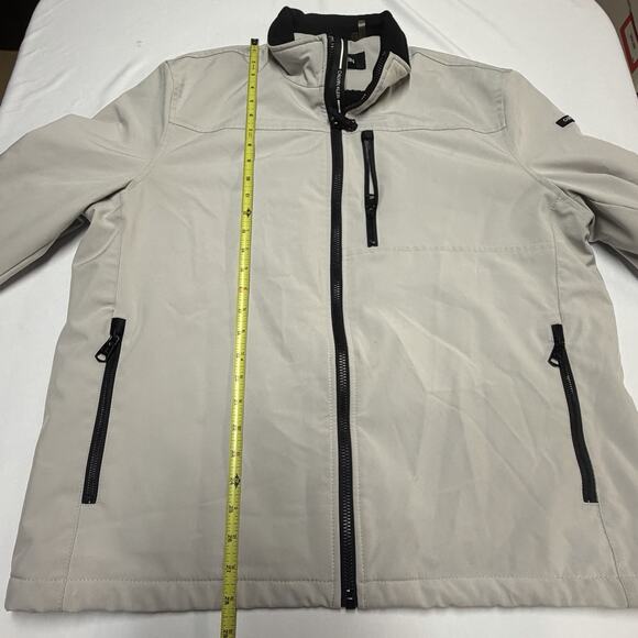 Calvin Klein Women's Ivory Zip Up Winter Jacket Size XL Sherpa Lined - Picture 14 of 16